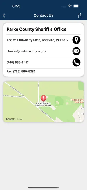 Parke Co. Sheriff’s Office IN screenshot 2