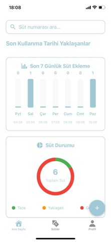 Milk Tracking Screenshot 2 of 7