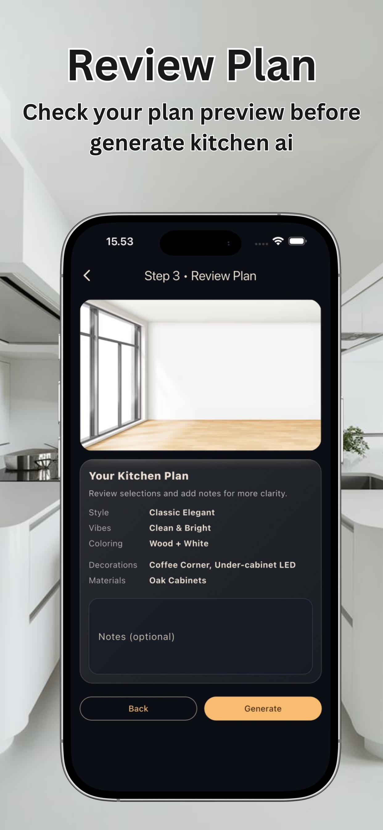 AI Kitchen Decorations Room