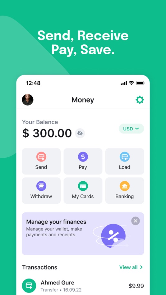 #2. WAAFI APP (iOS) 由: Salaam African Bank