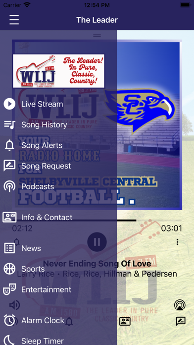WLIJ 98.7 Screenshot