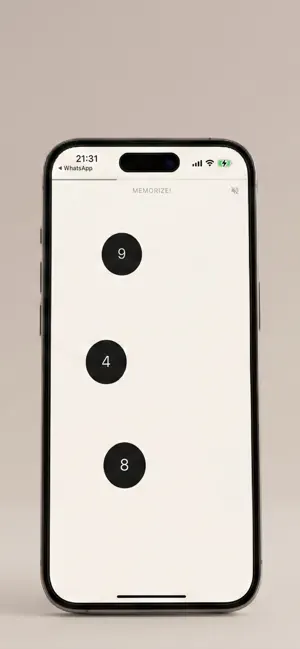 Number Memory – Brain Age Test screenshot 2