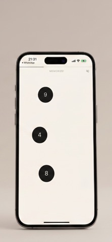 Number Memory – Brain Age Test Screenshot 2 of 3