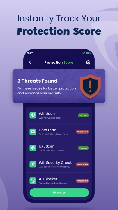 Screenshot #2 pour Sécurité: WiFi et VPN Guard