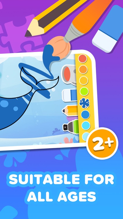 Kid Panda: Colors and Puzzles