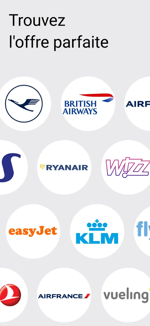 Screenshot #1 pour Vols pas chers&billets d'avion