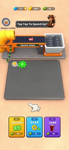 Gear Up! Idle Junk Crusher iPhone screenshot