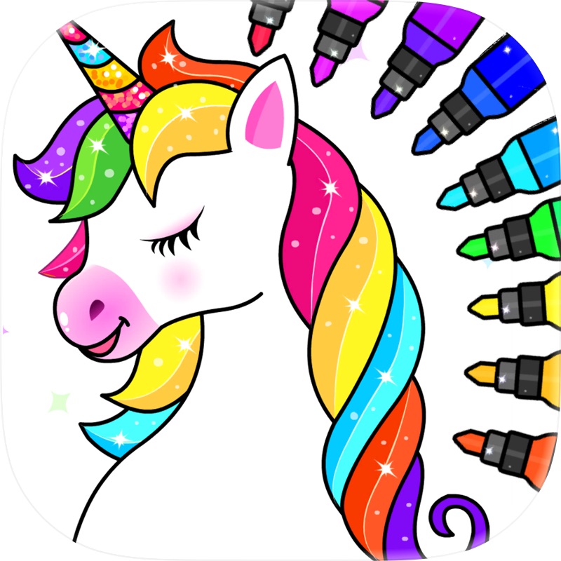 My Unicorn Coloring Club Games screenshot 1