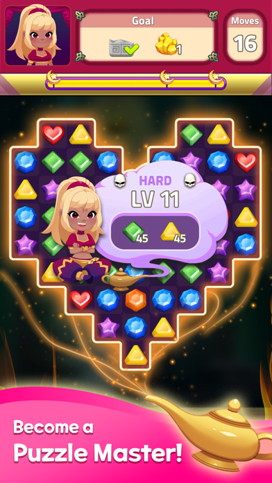 Jewels Fantasia : match puzzle Screenshot