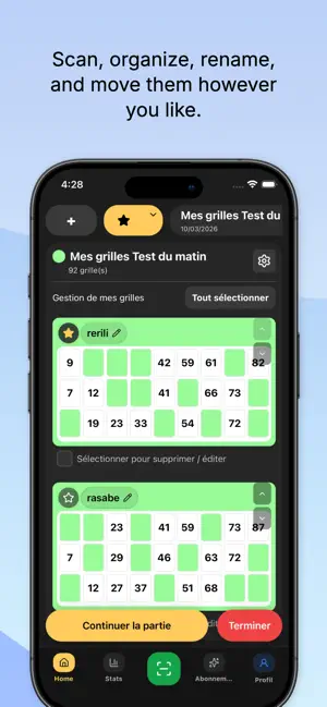 Loto Quine Card Scanner screenshot 3