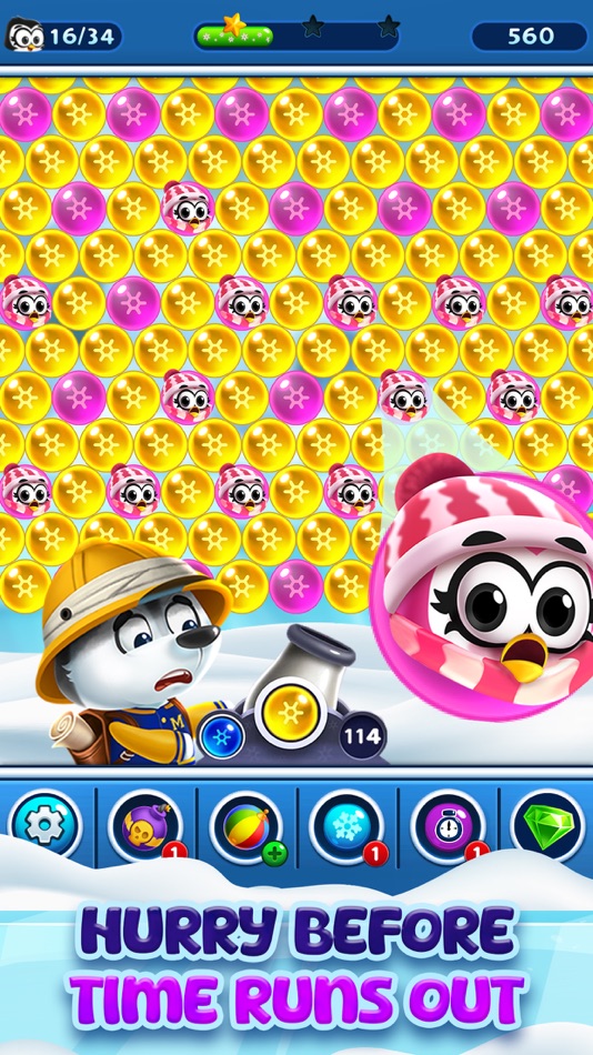 #3. Bubble Shooter: Frozen Pop (iOS) 由: Party Happy Games SL