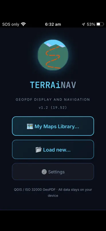 TERRAiNAV — GeoPDF Navigator screenshot 4 of 10