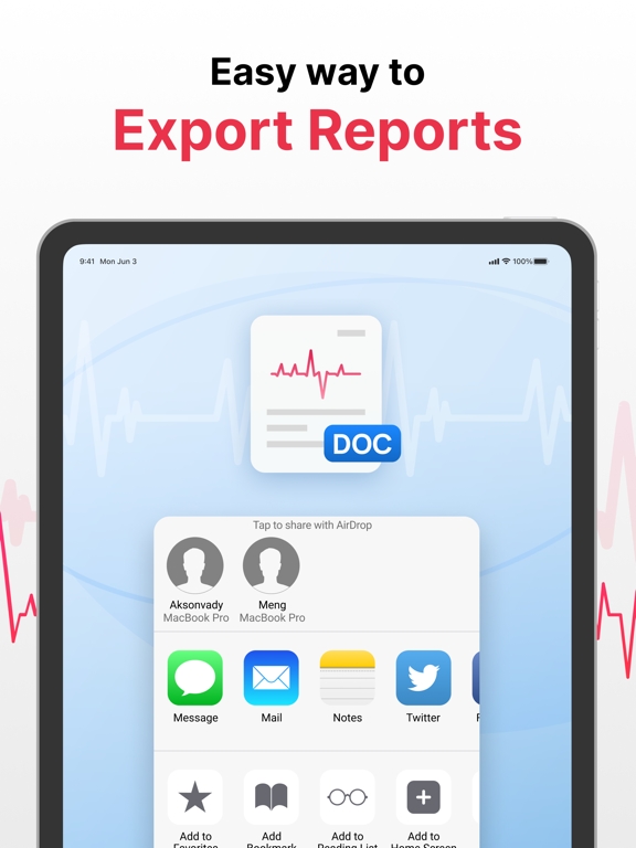 Healthy: Heart Rate Monitor iPad screenshot 5 - Health & Fitness app