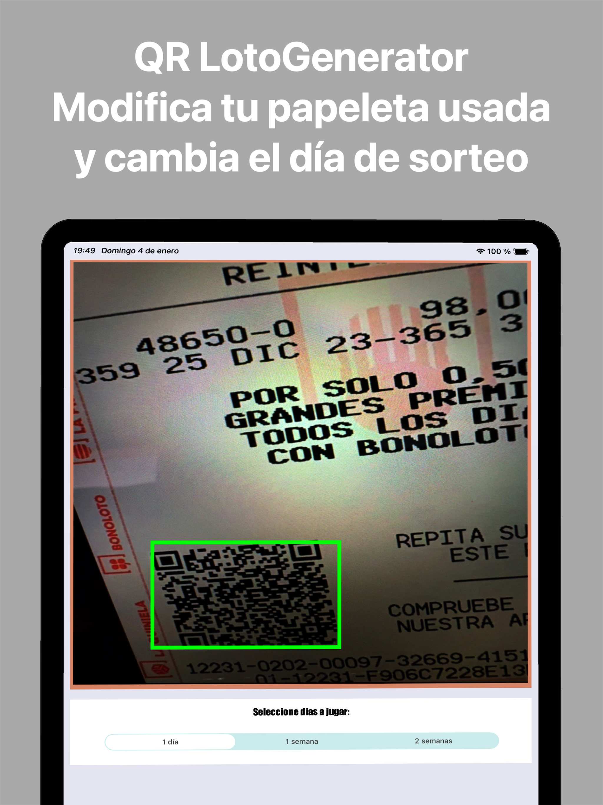 QR LotoGenerator
