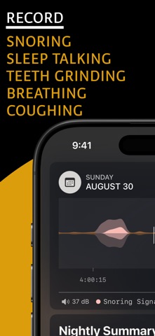 Snore Timeline: Sleep Tracker Screenshot 2 of 9