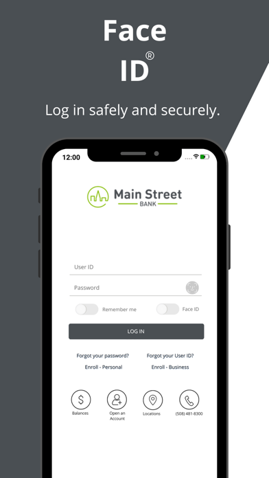 Main Street Bank Mobile Screenshot