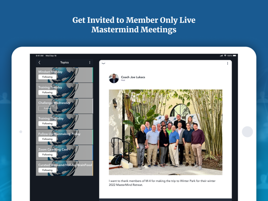 Magellan Network/Mastermind iPad screenshot 4 - Business app