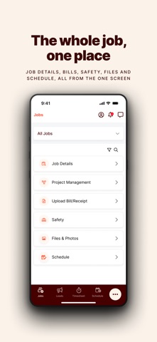 JACK App Construction Software iPhone screenshot