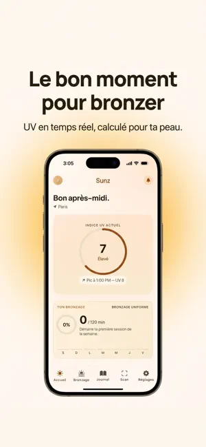 Sunz - Bronzage iPhone screenshot 1