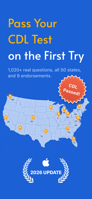 CDL Hazmat Practice Test Prep Screenshot 1 of 8
