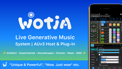 Screenshot #1 pour Wotja: Live Generative Music