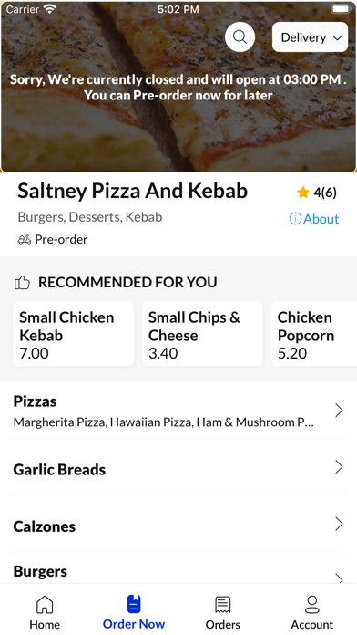 Saltney Pizza And Kebab Screenshot