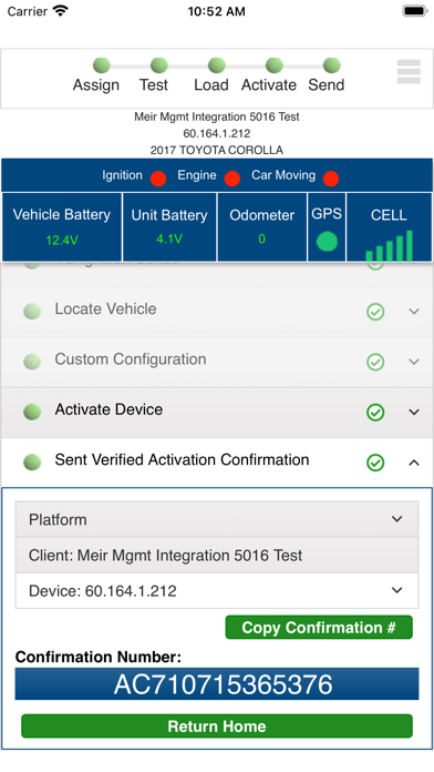 Ituran USA Activateit Screenshot