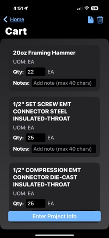 Construction Trades Ordering Screenshot 7 of 10