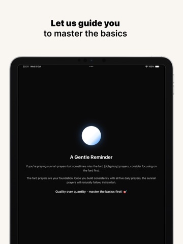 Taiba: Prayer Tracker iPad screenshot