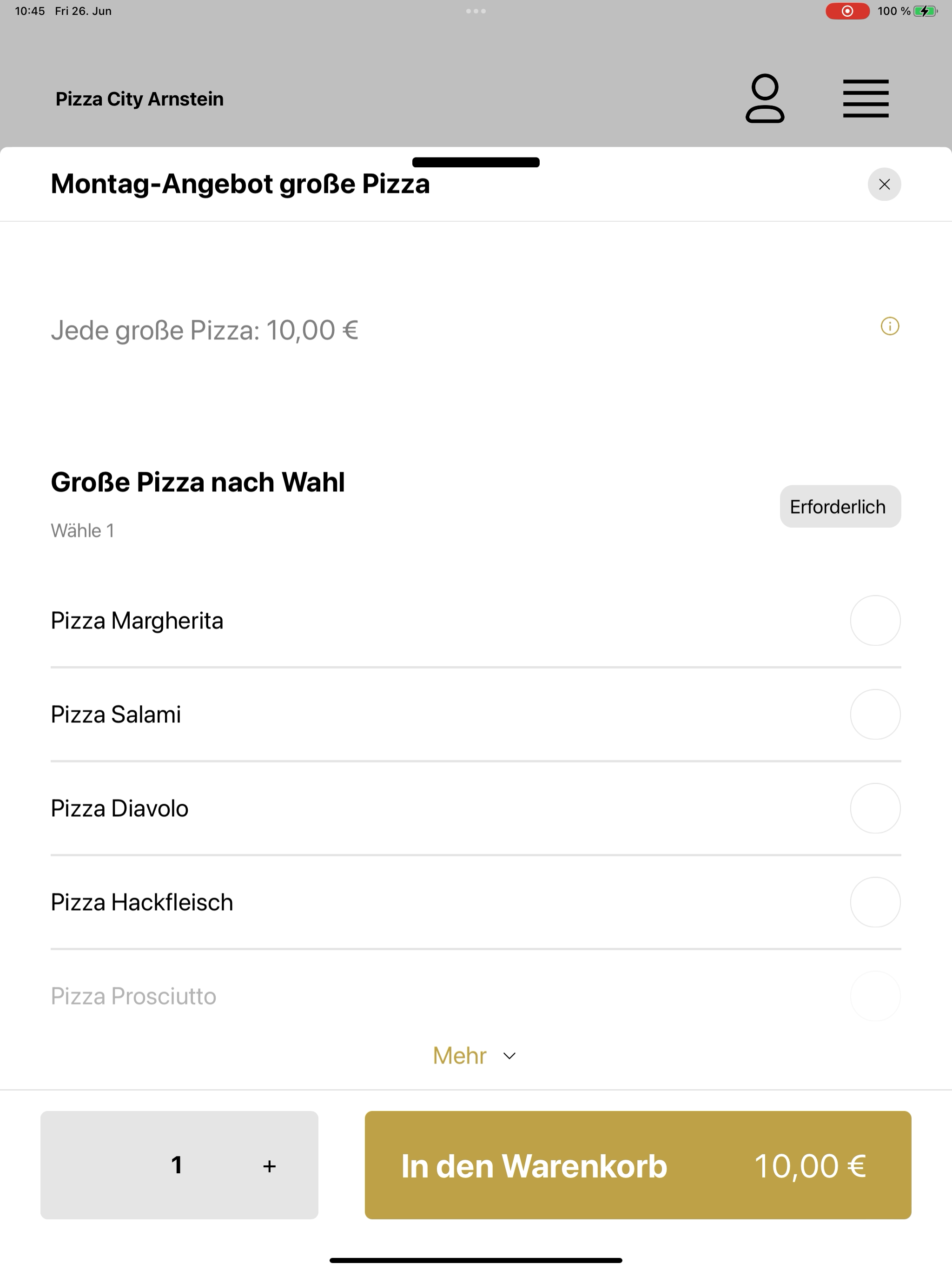 Pizza City Arnstein