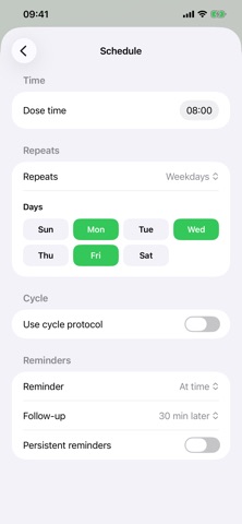 Takivo - Supplements tracker Screenshot 8 of 8