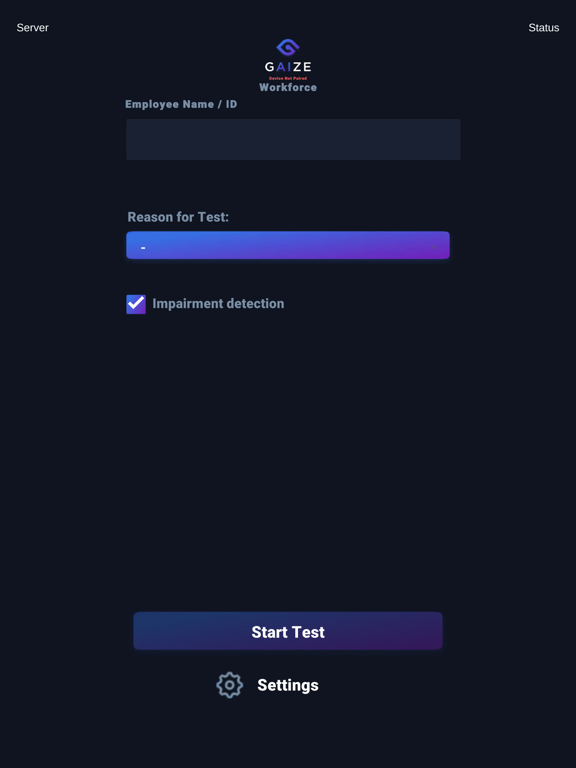 Gaize Workforce iPad screenshot 4 - Productivity app