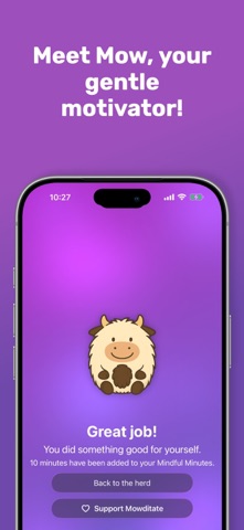 Mowditate: Meditation Timer Screenshot 3 of 10