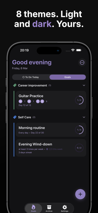 Tapas: Habit & Goal Tracker Screenshot 5 of 5