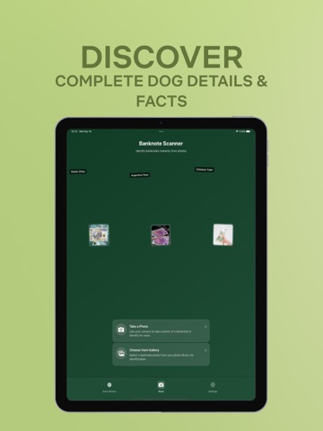 Banknote Identifier: Bill ID iPad screenshot