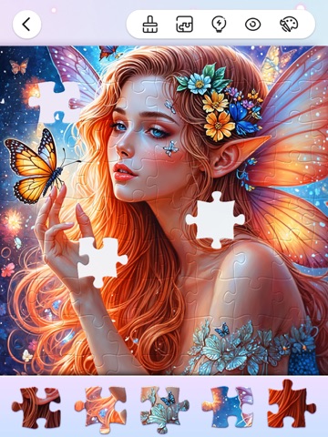 Fantasy Jigsaw iPad screenshot