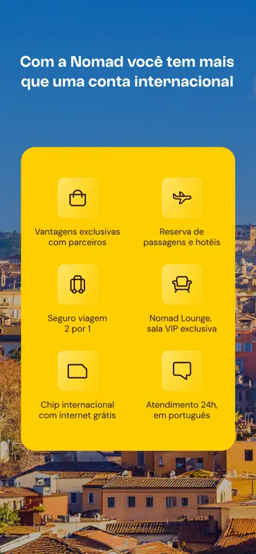 Nomad: Conta em dólar e euro screenshot 4 of 8