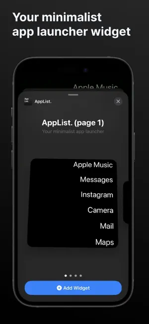 AppList. screenshot 2