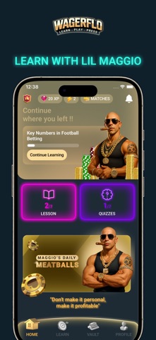 Wagerflo - Learning App screenshot