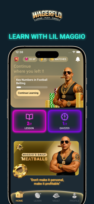 Wagerflo - Learning App Screenshot 2 of 8