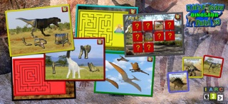 Kids Dinosaur Jigsaw Puzzles iPhone screenshot