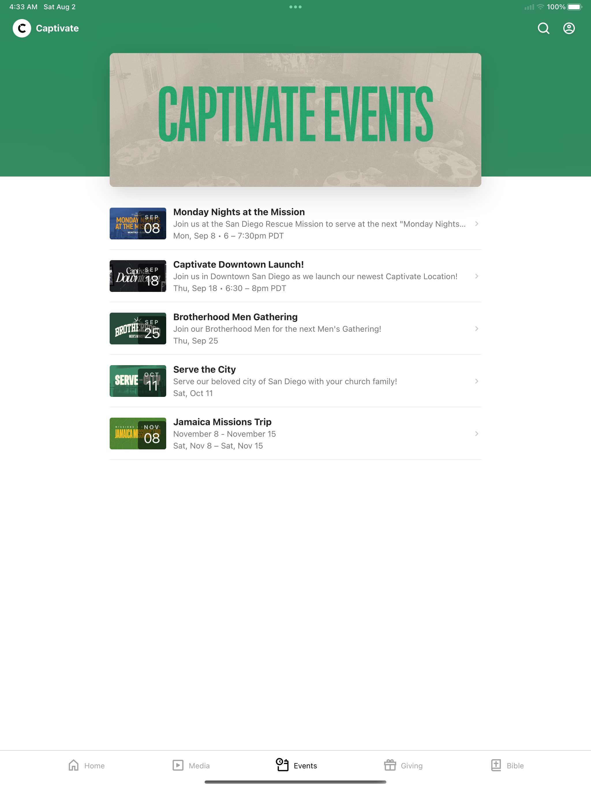 Captivate Church SD