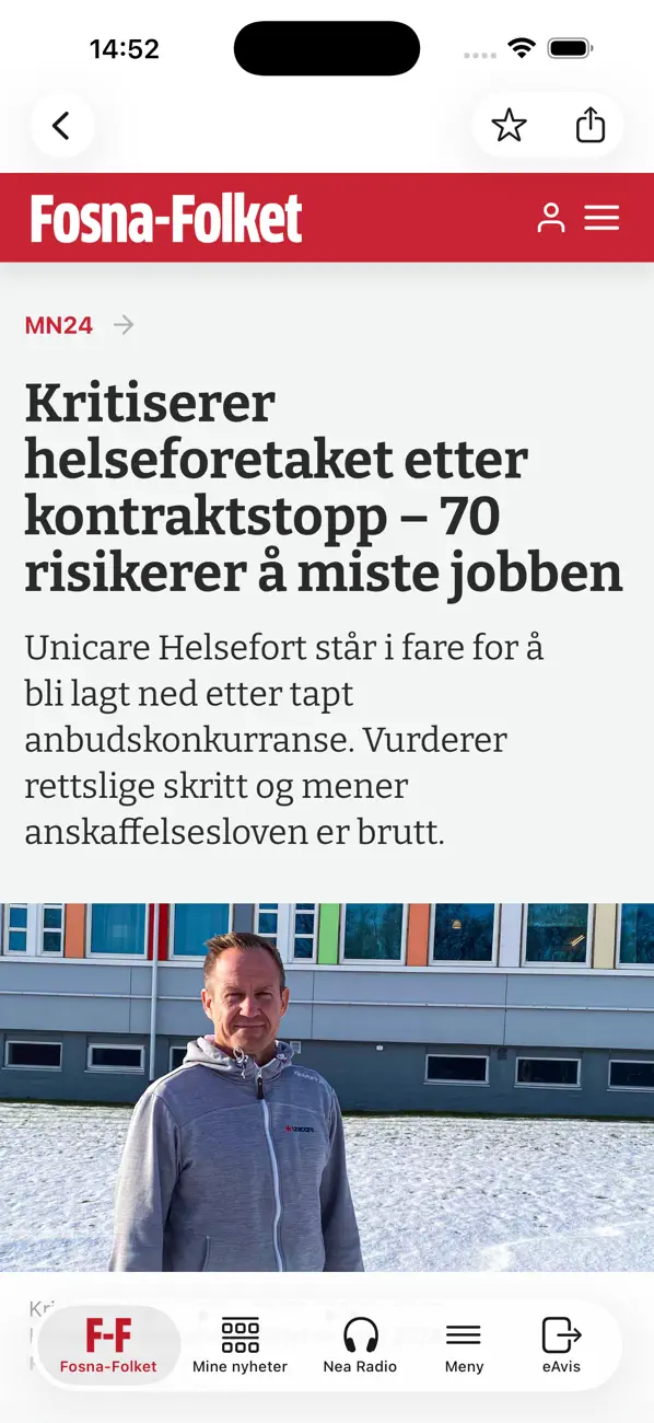 Screenshot #2 pour Fosna-Folket Nyheter