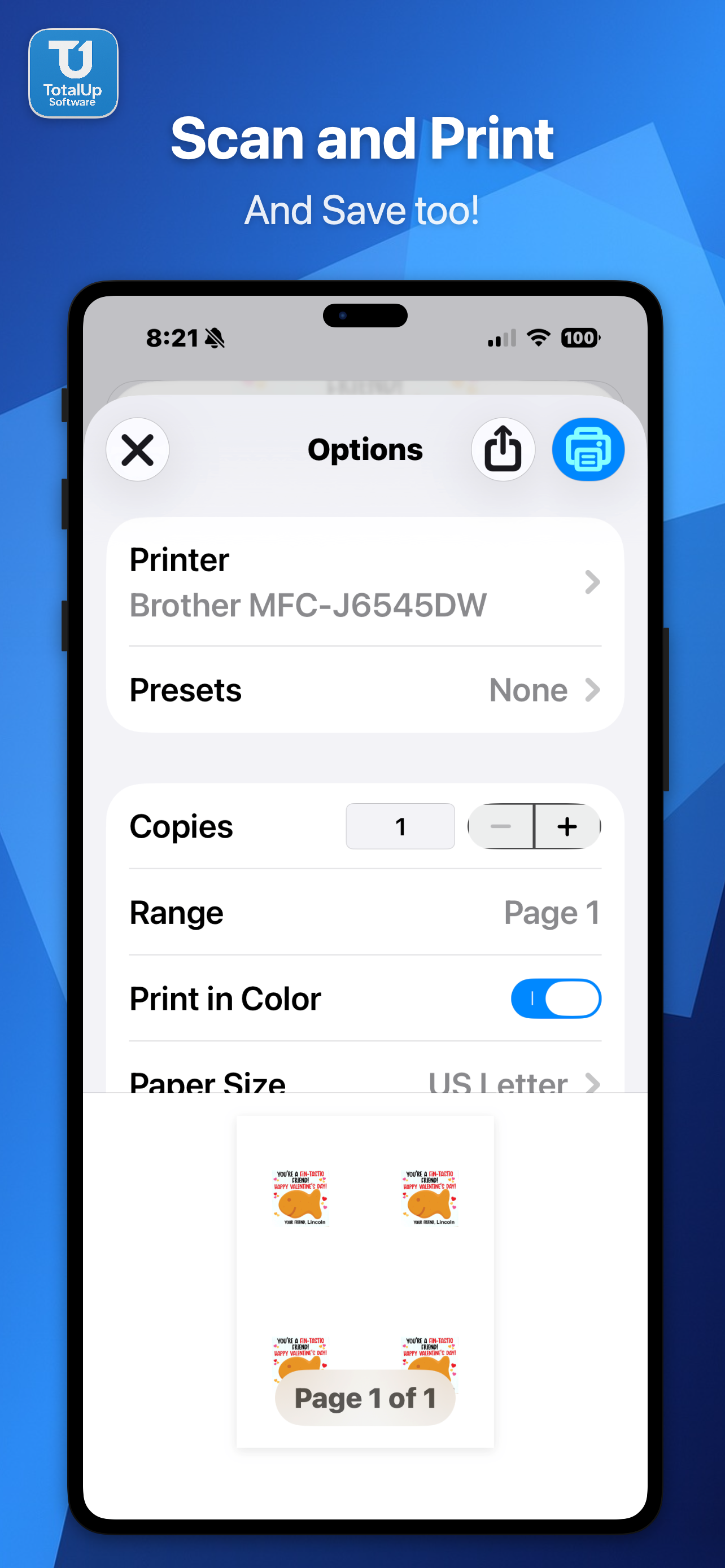 Scale and Print