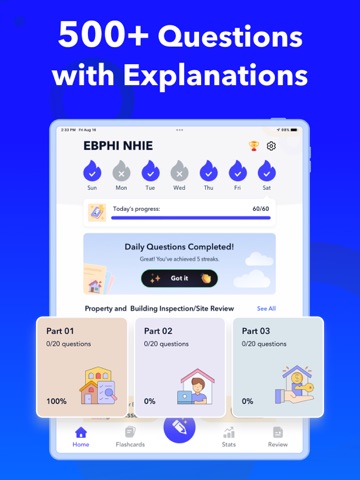 EBPHI NHIE Test Prep 2026 iPad screenshot