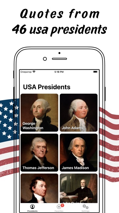 Screenshot #2 pour Presidents Motivational Quotes