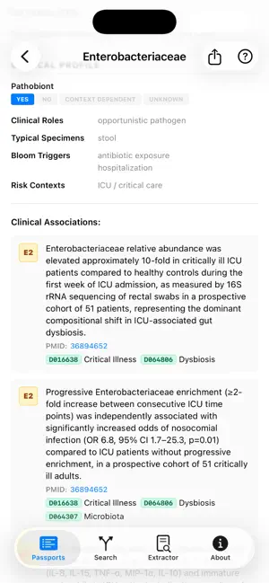 Microbial Clinical Atlas screenshot 3