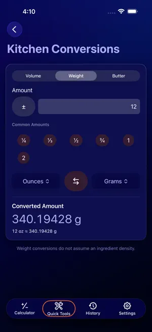 The iCalculator screenshot 4