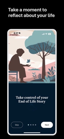 End of Life Plan screenshot
