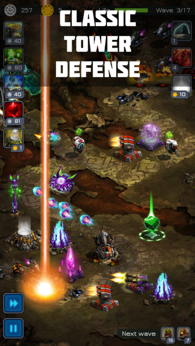 Screenshot 1 of Ancient Planet Tower Defense App